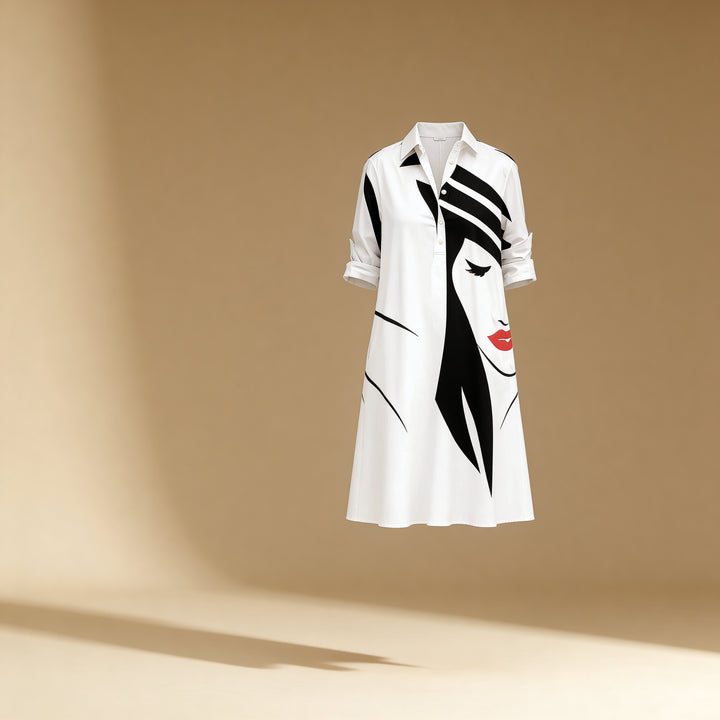 Aurevia Statement Shirt Dress