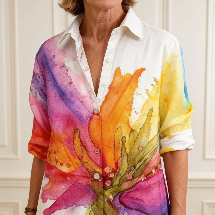 Mariselle Bloom Shirt Dress