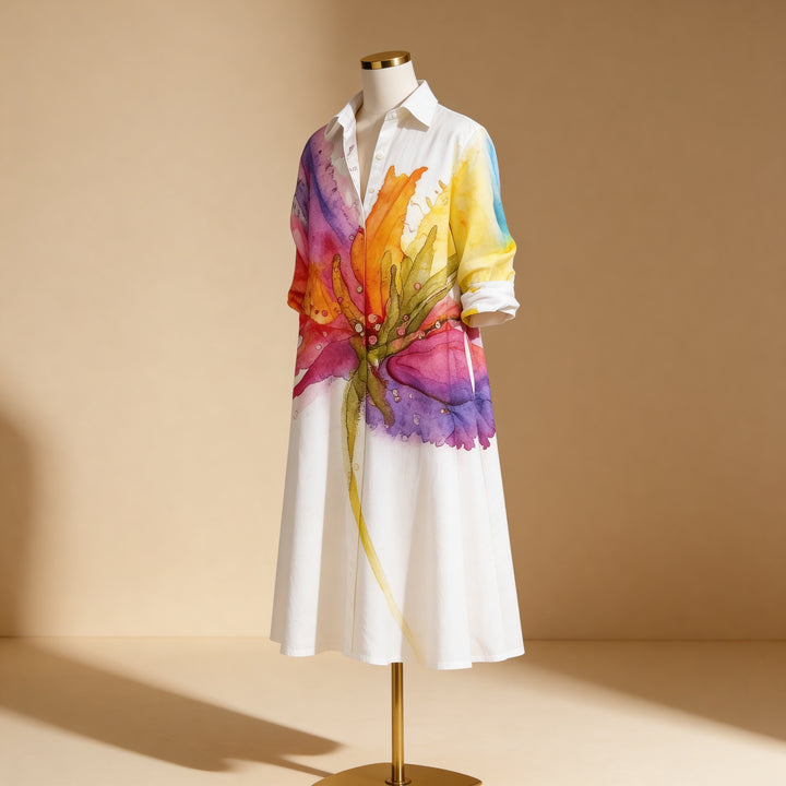 Mariselle Bloom Shirt Dress