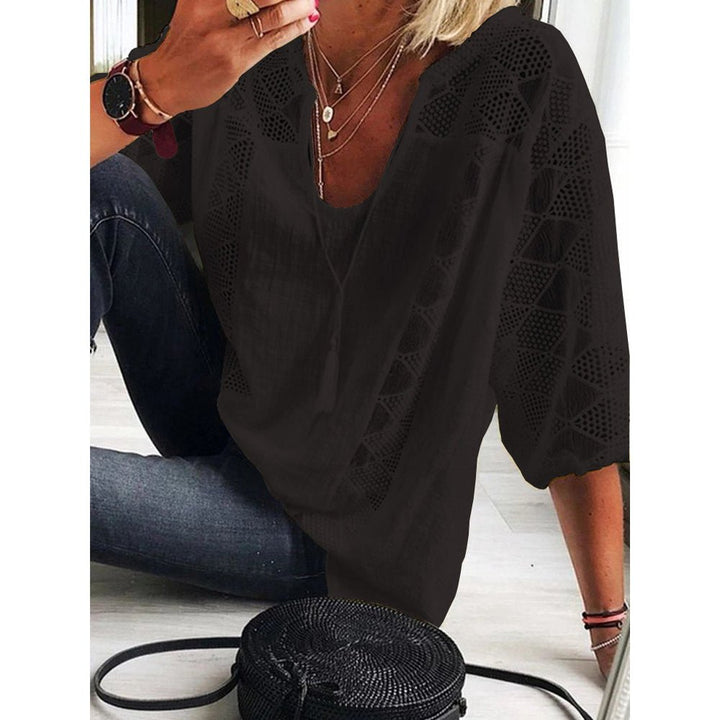 Aurelia Breeze Lace Blouse