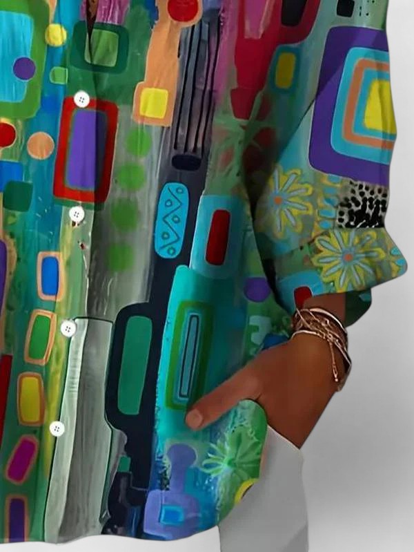 Aveline Mosaic Blouse