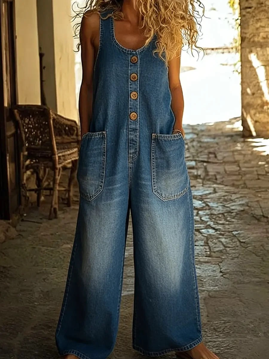 Daxton Vintage Denim Overalls