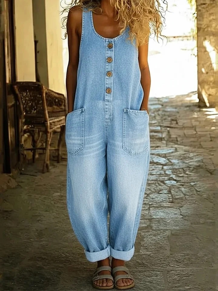 Daxton Vintage Denim Overalls