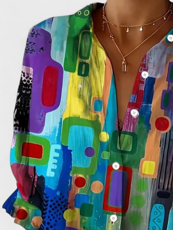 Aveline Mosaic Blouse